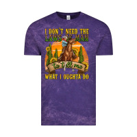 Cloud Purple western rodeo Vintage Tee - texasbilliewilder