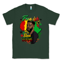 Sports Green free ish since 1865 black man Classic Tee - HRA Design Shop