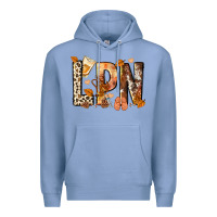 Colony Blue lpn licensed practical nurse Premium Hoodie - NancyCooperArtShop