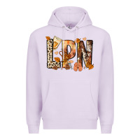 Lilac lpn licensed practical nurse Premium Hoodie - NancyCooperArtShop
