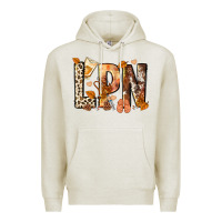 Oatmeal Heather lpn licensed practical nurse Premium Hoodie - NancyCooperArtShop