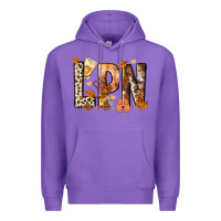 Purple lpn licensed practical nurse Premium Hoodie - NancyCooperArtShop