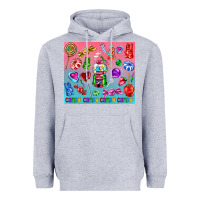 Heather Grey candy Heavyweight Hoodie - AdoDesignShop