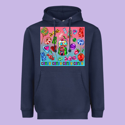 Candy Heavyweight Hoodie Designed By Adodesignshop