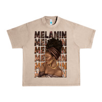 French Oak melanin melanin melanin with afro girl Urban Heavy Tee - texasbilliewilder