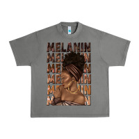 Tornado melanin melanin melanin with afro girl Urban Heavy Tee - texasbilliewilder