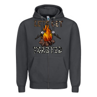 Smoke lets get toasted Zipper Hoodie - CowhideDigitalArt
