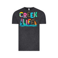 Vintage Black creek life kayaking Vintage Tee - Zillion Design Studio