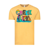 Vintage Mustard creek life kayaking Vintage Tee - Zillion Design Studio