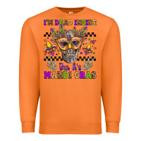 Carrot i'm dead inside but it's mardi gras Premium Sweatshirt - Jasminsmagicworld
