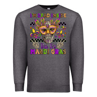 Charcoal Heather i'm dead inside but it's mardi gras Premium Sweatshirt - Jasminsmagicworld