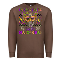 Chestnut i'm dead inside but it's mardi gras Premium Sweatshirt - Jasminsmagicworld