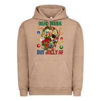 Pigment Burro Dead Inside But Jolly Af Urban Hoodie - BundleAndBundleShop