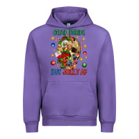Tulip Dead Inside But Jolly Af Urban Hoodie - BundleAndBundleShop