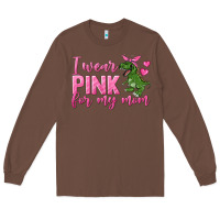 Chestnut I Wear Pink For My Mom Long Sleeve Tee - texasbilliewilder
