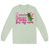 Matcha I Wear Pink For My Mom Long Sleeve Tee - texasbilliewilder