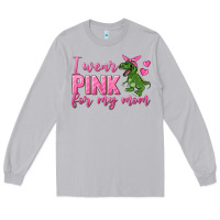 Moon Dust I Wear Pink For My Mom Long Sleeve Tee - texasbilliewilder