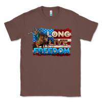 Chestnut Long live freedom 4th of july Classic Tee - Neo Western