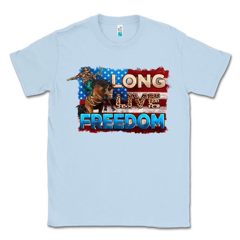 Long Live Freedom 4th Of July Classic Tee by Neo Western | Teevron