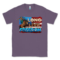 Lavender Long live freedom 4th of july Classic Tee - Neo Western