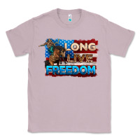 Lilac Long live freedom 4th of july Classic Tee - Neo Western
