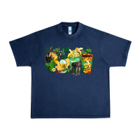 Navy monkey coffee cups Urban Heavy Tee - Zillion Design Studio