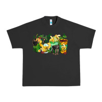 Pigment Black monkey coffee cups Urban Heavy Tee - Zillion Design Studio