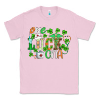 Bubblegum Pink st.patricks one lucky cna  nurse Classic Tee - BarkalooDesign