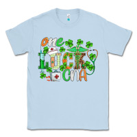 Dusty Blue st.patricks one lucky cna  nurse Classic Tee - BarkalooDesign