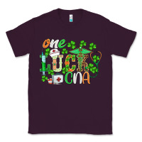 Plum st.patricks one lucky cna  nurse Classic Tee - BarkalooDesign