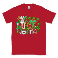 Red st.patricks one lucky cna  nurse Classic Tee - BarkalooDesign