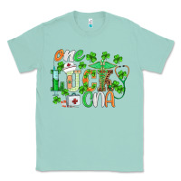 Seafoam st.patricks one lucky cna  nurse Classic Tee - BarkalooDesign