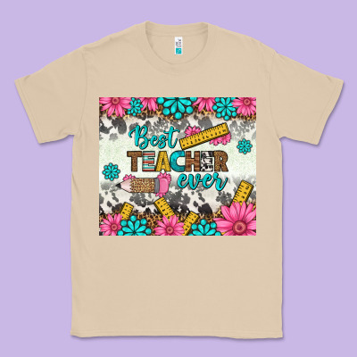 Best Teacher Ever Tumbler Classic Tee Designed By Bundleandbundleshop