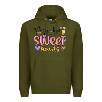 Army Green my bus full of sweet hearts Premium Hoodie - MaliasSmallBusiness