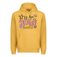 Mustard my bus full of sweet hearts Premium Hoodie - MaliasSmallBusiness