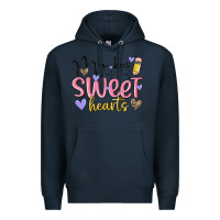 Navy my bus full of sweet hearts Premium Hoodie - MaliasSmallBusiness