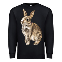 Black Rabbit Premium Sweatshirt - LillyAllenDesigns