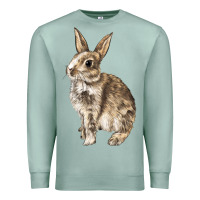 Seafoam Rabbit Premium Sweatshirt - LillyAllenDesigns