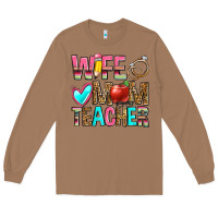 Toasted Coconut wife mom teacher Long Sleeve Tee - Zillion Design Studio