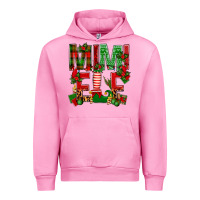 Fuchsia Pink Christmas Mimi Elf Urban Hoodie - BundleAndBundleShop