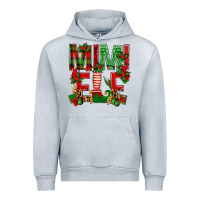 Heather Grey Christmas Mimi Elf Urban Hoodie - BundleAndBundleShop