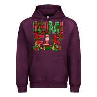Mauve Wine Christmas Mimi Elf Urban Hoodie - BundleAndBundleShop