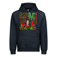 Navy Christmas Mimi Elf Urban Hoodie - BundleAndBundleShop