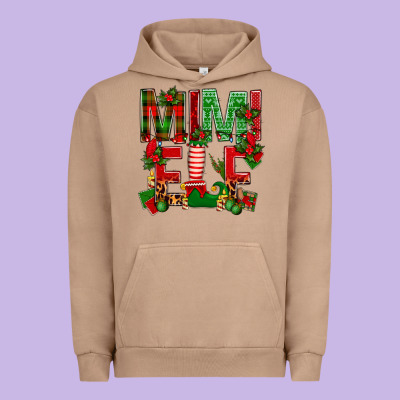 Christmas Mimi Elf Urban Hoodie Designed By Bundleandbundleshop
