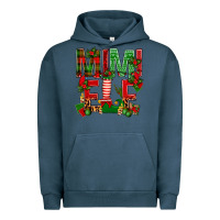 Pigment Midnight Navy Christmas Mimi Elf Urban Hoodie - BundleAndBundleShop