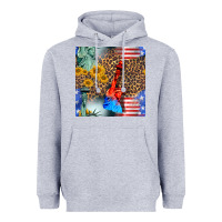 Statue Of Liberty American Flag Heavyweight Hoodie | Teevron