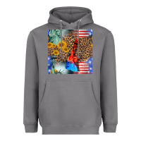 Storm statue of liberty american flag Heavyweight Hoodie - BundleAndBundleShop