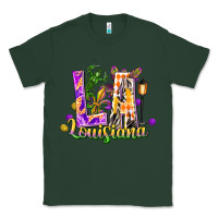 Sports Green louisiana la mardi gras Classic Tee - FaDigitalArtStudio
