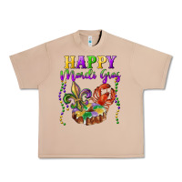 Happy Mardi Gras Fleur De Lis King Cake Crawfish Urban Heavy Tee | Teevron
