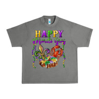 Tornado Happy Mardi Gras Fleur De Lis King Cake Crawfish Urban Heavy Tee - RanaPortraitStore